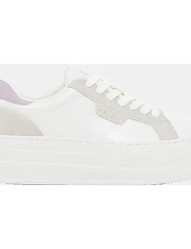 Zapatillas de plataforma de mujer ante y ecopiel - Armani Exchange - FashionsVida