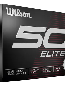 Golfbälle Fifty Elite - 12er Pack, weiss - Wilson - FashionsVida