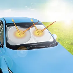 Sonnenblende für Auto-Windschutzscheibe 160x85 cm faltbar
