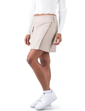 Flannel Wrap Plaza Taupe S Damen - Calvin Klein - FashionsVida