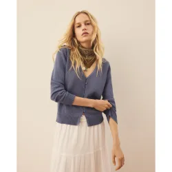 Chaqueta crepe de mujer