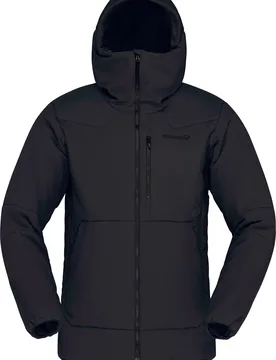 Norrona Veste de ski/snowboard en PrimaLoft® Tamok Thermo80 Zip Hood M Caviar Black für Herren aus Nylon Größe L schwarz - Norröna - FashionsVida