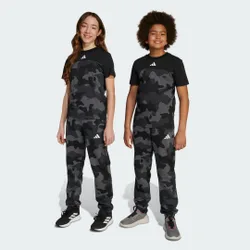 Pantaloni in pile mimetici Seasonal Essentials Bambino 15-16A Black / White