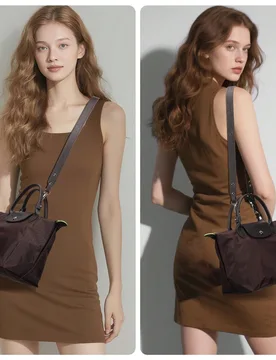 Correa de repuesto ajustable de piel sintética para bolso bandolera pequeño/mediano, bolso de mano, correa de hombro de moda para mujer, mocha, negr - Shein - FashionsVida