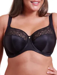 Womens Spotlight Full Cup Side Support Bra - Black Polyamide - Size 38jj