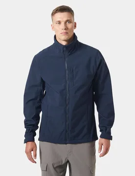 Men's Paramount Athletic Cut Softshell Jacket Navy XL - Navy Blue - Male - Helly Hansen - FashionsVida