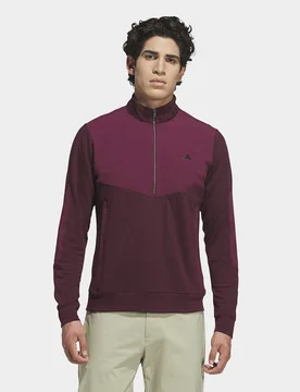 Mens Felpa Ultimate365+ Course Control Hybrid Zip Da ¼ - Rosa, rosa rosa Uomo taglia L - Adidas - FashionsVida