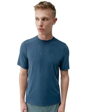 T-shirt à Manches Courtes Volta Denim S - Born Living Yoga - FashionsVida