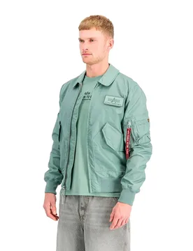 Industries Giacca Bomber Cwu 36/p Tt Frost Green M - ALPHA - FashionsVida