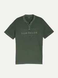 T-Shirt mit Logo-Print Grün 3XL