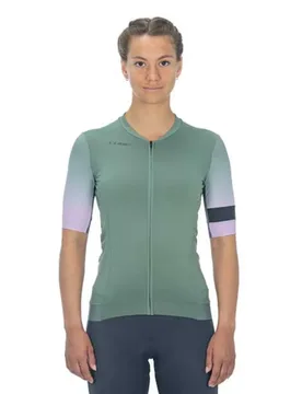 Maglia A Maniche Corte Blackline Fade Green / Violet - CUBE - FashionsVida