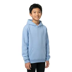 Felpa Con Cappuccio Fluffy Powder Blue 158-164 cm