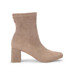 Womens Corsano Ankle Boots - Taupe Fabric - Size Uk 5