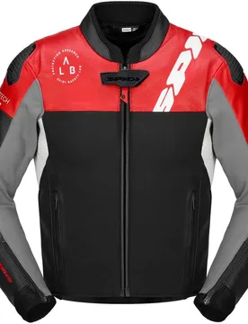 Giubbotto Moto in Pelle DP PROGRESSIVE HYBR Rosso taglia 50 - Spidi - FashionsVida