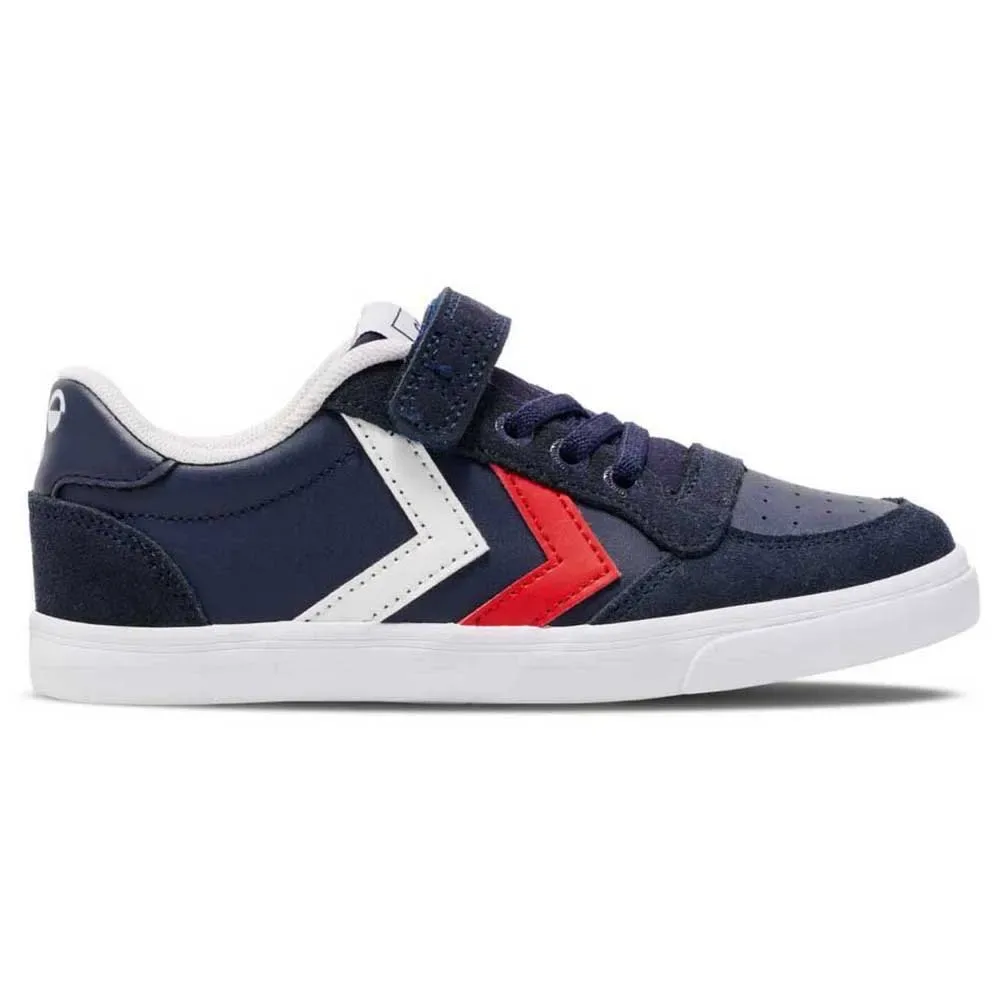 Sneaker Slimmer Stadil Leather Low Peacoat EU 36 - Hummel - FashionsVida