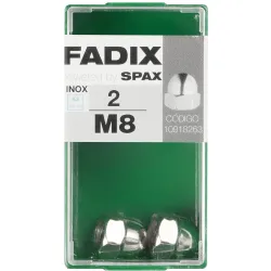 Tuerca Ciega Acero Inoxidable M8 - Caja 2 Uds
