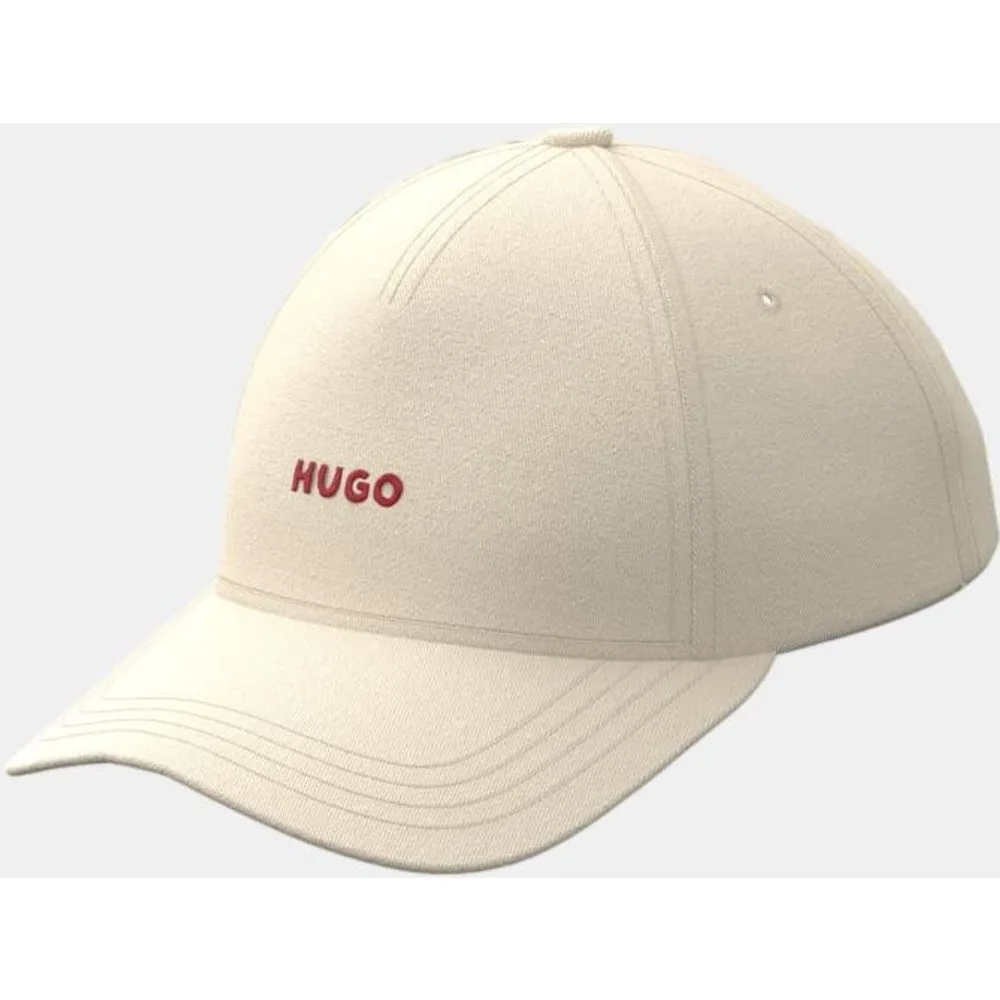 Gorra de béisbol de 5 paneles con pequeño logotipo bordado en la parte delantera - HUGO - FashionsVida