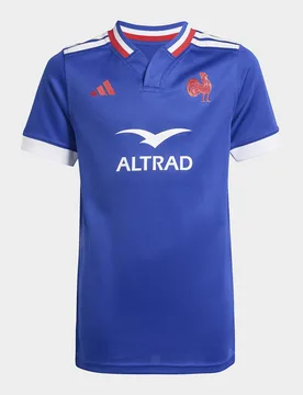 Maglia Da Rugby Home Replica France - Blu, blu blu Bambino taglia 13-14Y - Adidas - FashionsVida