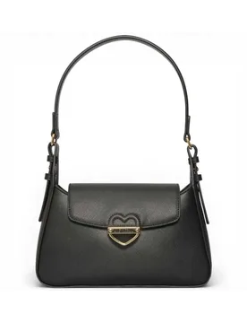 Borsa shopping Logo Zip Donna Nero in Eco-pelle - Love Moschino - FashionsVida