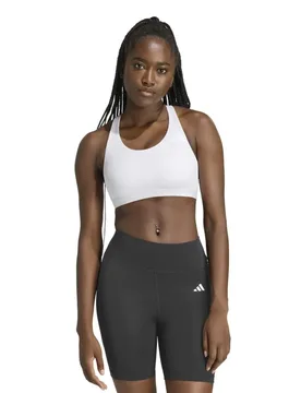 Soutien-gorge De Sport à Impact Moyen Optime Essentials Workout Frozen Purple XS - Adidas - FashionsVida