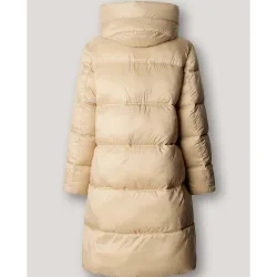 Plumífero de mujer largo acolchado impermeable