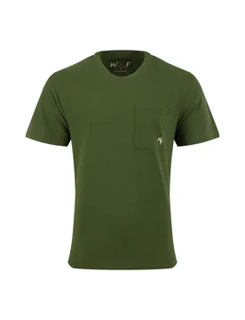 Weird Fish Keaton Super Soft Pocket T-Shirt Size M - men men all-mens men tshirts men tshirts plain offers all-offers offers mens-offers sale all-sale - Ginko Green - FashionsVida