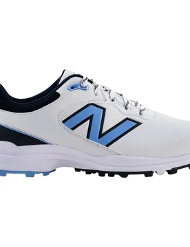 NEW Golfschuhe Herren M003 Spikeless, weiss/hellblau 43 - Balance - FashionsVida
