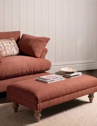 AND STONEHOUSE Isla Footstool Brown