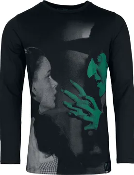 Gothic T-Shirt - Wicked Witch Longsleeved T-Shirt - XS bis M - für Männer - Größe M - schwarz - Männer - male - The Wizard Of Oz by Killstar - FashionsVida