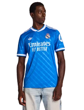 Real Madrid Uomo - Maglie/Repliche Blu - Taglia XL - Poly Jersey XL - Adidas - FashionsVida