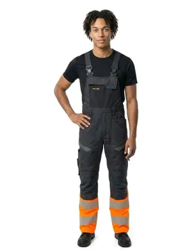 Combinaison Avec Poches Pour Genouillères Accelerate Safe 19669 Dark Navy / Hi-Vis Orange 54 - MASCOT - FashionsVida
