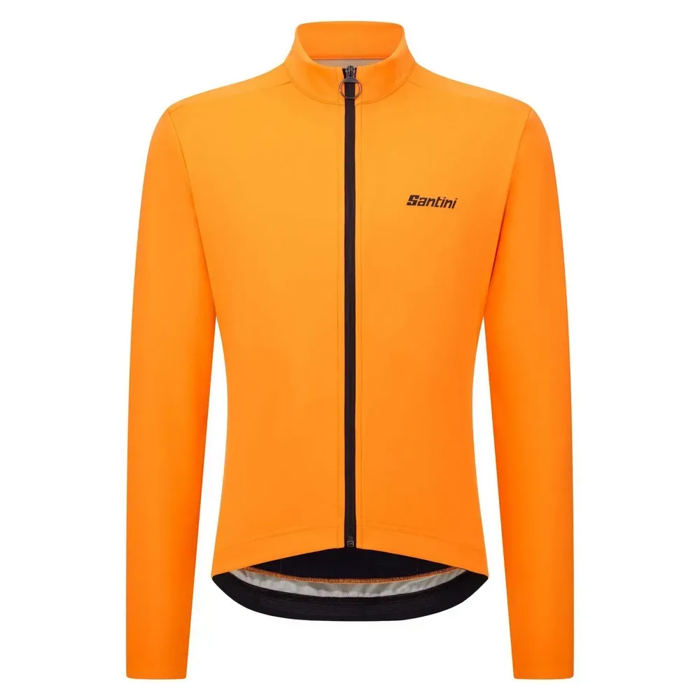 Giacca Shield Core Winter Orange Fluo - Santini - FashionsVida