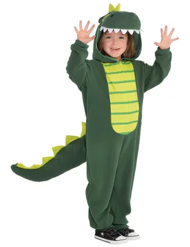 Dinosaurier Kinderkostüm Overall grün-gelb - RIETHMULLER - FashionsVida