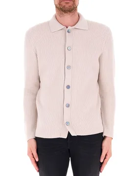 Cardigan misto lana CHAMPAGNE 48 - Gran Sasso - FashionsVida