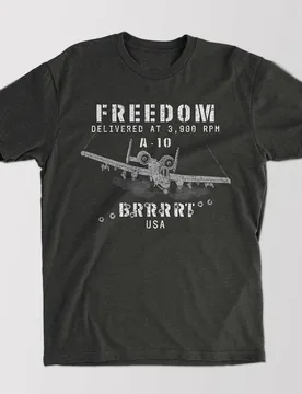 US Air Force A-10 Thunderbolt Warthog Attack Aircraft T-Shirt. Summer Cotton Short Sleeve O-Neck Mens T Shirt New S-3XL - Aliexpress - FashionsVida
