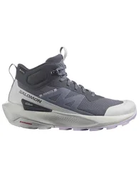 Chaussures de randonnée en GORE-TEX - Elixir Activ Mid GTX W India Ink/Glacier Gray/Orchid Petal - Taille 40 2/3 - Gris