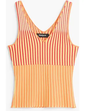 Top de mujer punto sin mangas - Desigual - FashionsVida