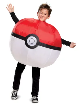 Pokeball Kostüm Kinderkostüm Pokémon aufblasbar - KARNEVAL-MEGASTORE - FashionsVida