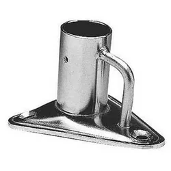 Straight Stainchion Socket Grey One Size unisex