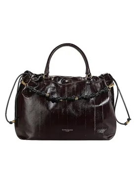 Ledertasche - Henkeltasche MORGANA dunkelrot Damen - GIANNI CHIARINI - FashionsVida
