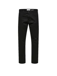 Chino Slim Fit SLHSLIM negro 30/L34
