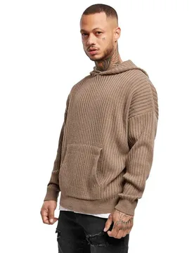 Sweat-shirt Knitted Dark Khaki L - Urban classics - FashionsVida
