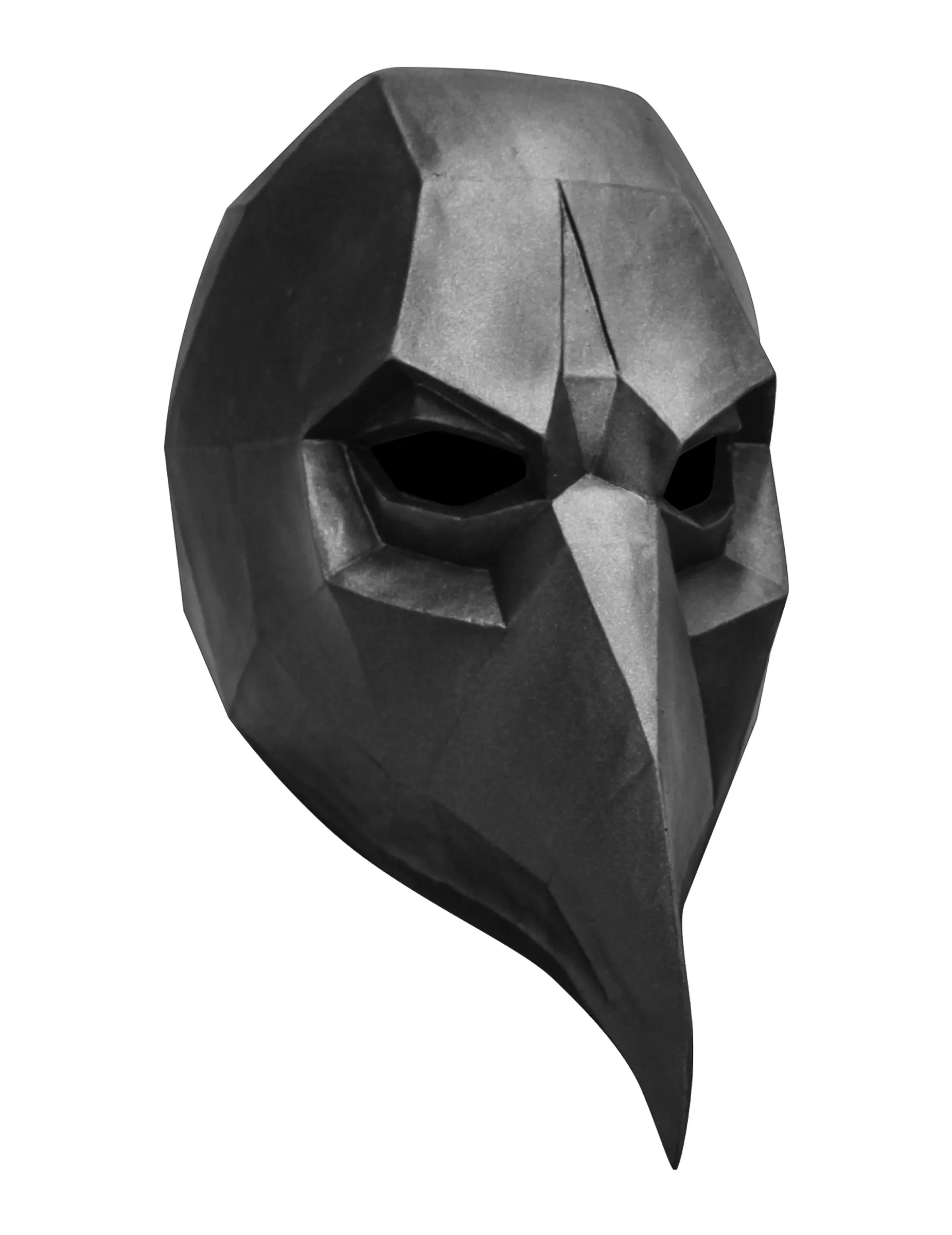 Low Poly Maske Rabenmaske schwarz - KARNEVAL-MEGASTORE - FashionsVida