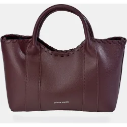 Bolso shopping en P.U. con asas demano