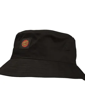Chapeau Bob Classic Label Black One Size Homme - Santa Cruz - FashionsVida