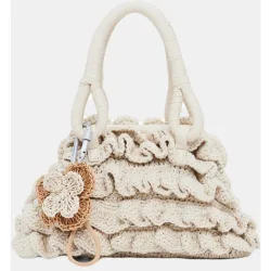 Bolso pequeño crochet flor