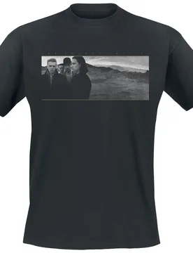 T-Shirt - Joshua Tree - S bis XXL - für Männer - Größe S - schwarz - Lizenziertes Merchandise! - Männer - male - U2 - FashionsVida