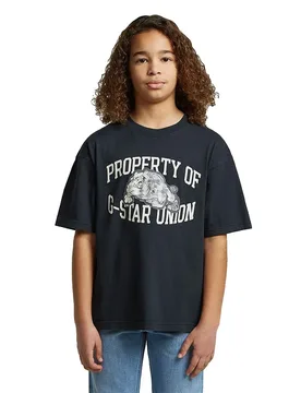 Maglietta A Maniche Corte D2978-01 Oversized Salute 6 Anni - G-Star - FashionsVida