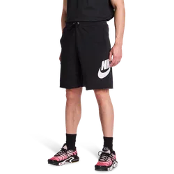 Club Alumni Men Shorts - Black - Size XS - Cotton French Terry - Black - Size: Extra Small