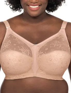 Womens Verity Non Wired Full Cup Bra - Beige Polyamide - Size 48e - Goddess - FashionsVida